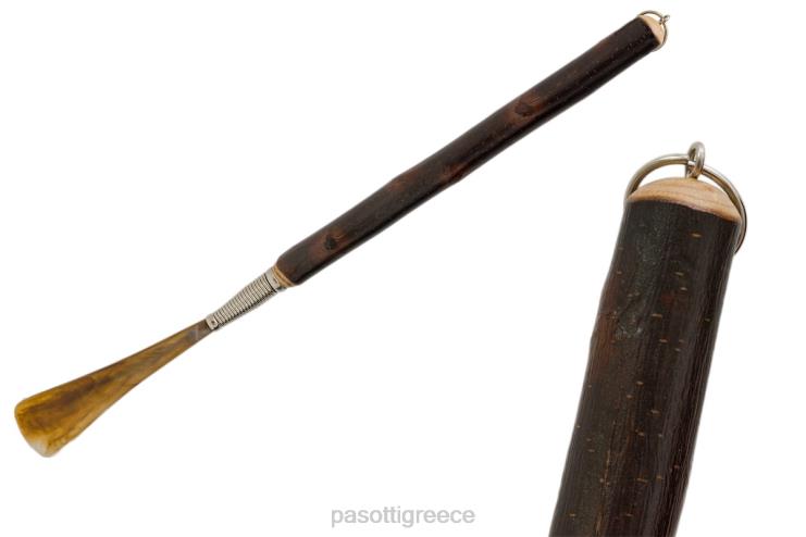 αξεσουάρ PASOTTI cs cbd - μοναδικό κέρατο παπουτσιού σε ξύλο καστανιάς 2N6B8646 για άνδρες και γυναίκες