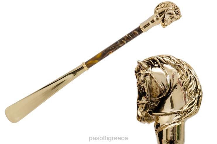 αξεσουάρ PASOTTI cs w41po - χρυσό πέταλο αλόγου, μαργαριταρένιο καφέ άξονας 2N6B8310 για άνδρες και γυναίκες