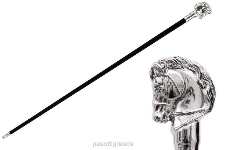 αξεσουάρ PASOTTI ba w41 - ασημένιο μπαστούνι αλόγου 2N6B8238 για άνδρες και γυναίκες