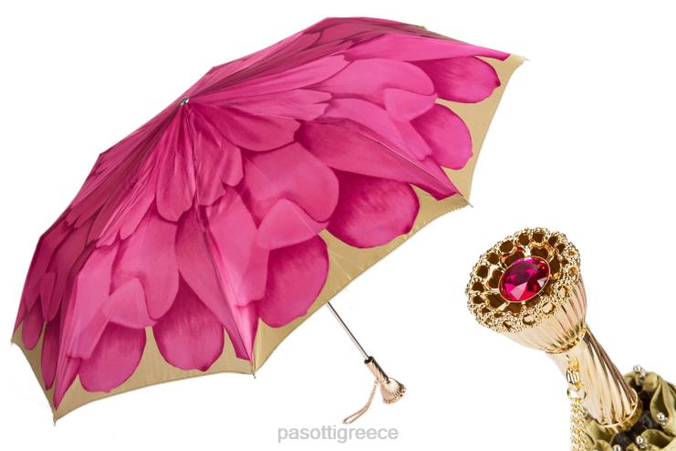 ομπρέλα | PASOTTI 257 21065-30 p11 - πτυσσόμενη ομπρέλα με ροζ ντάλια 2N6B8576 γυναίκες