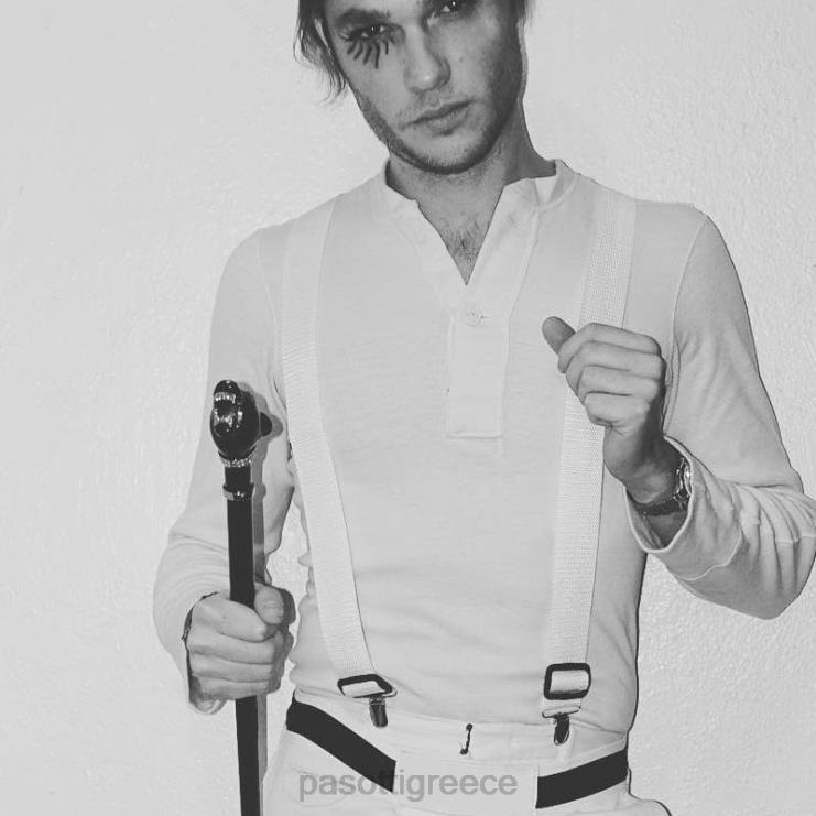 αξεσουάρ PASOTTI ba k1ne - μαύρο μπαστούνι πάνθηρα 2N6B8209 για άνδρες και γυναίκες