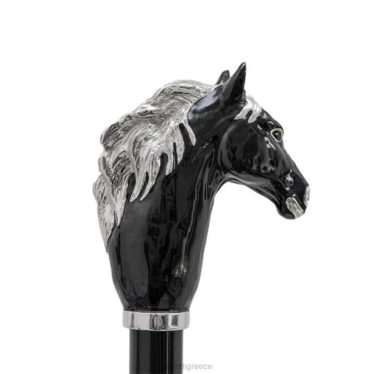 αξεσουάρ PASOTTI ba k45ne - μαύρο μπαστούνι αλόγου 2N6B8243 για άνδρες και γυναίκες