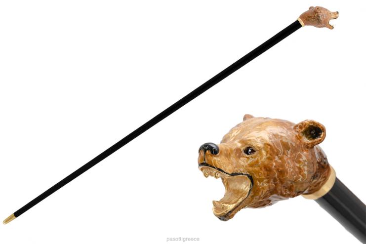 αξεσουάρ PASOTTI ba k79 - μπαστούνι καφέ αρκούδας 2N6B8202 για άνδρες και γυναίκες