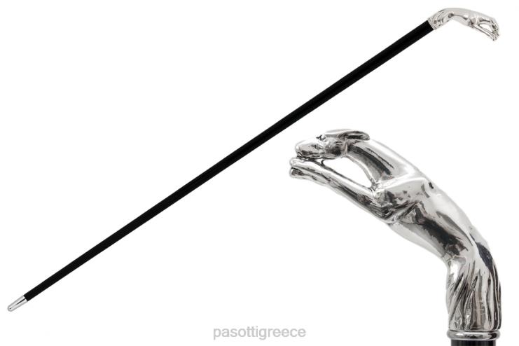 αξεσουάρ PASOTTI ba w10 - ασημένιο μπαστούνι λαγωνικό 2N6B8254 για άνδρες και γυναίκες