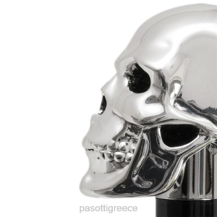 αξεσουάρ PASOTTI ba w33 - ασημένιο μπαστούνι κρανίου 2N6B8214 για άνδρες και γυναίκες