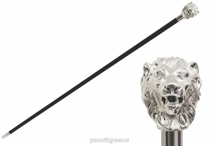 αξεσουάρ PASOTTI ba w37 - ασημένιο μπαστούνι λιονταριού 2N6B8199 για άνδρες και γυναίκες