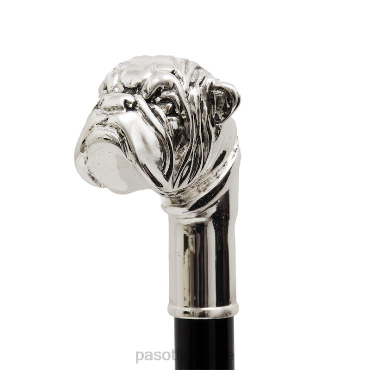 αξεσουάρ PASOTTI ba w38 - ασημένιο μπαστούνι μπουλντόγκ 2N6B8201 για άνδρες και γυναίκες