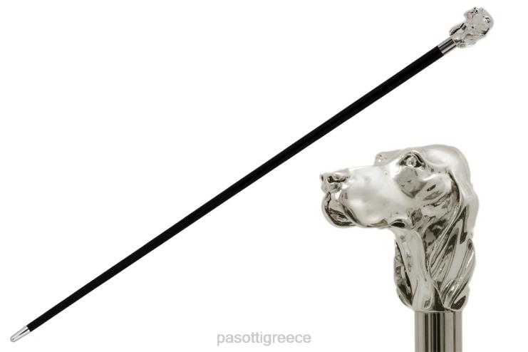 αξεσουάρ PASOTTI ba w40 - ασημένιο μπαστούνι σκύλου 2N6B8228 για άνδρες και γυναίκες