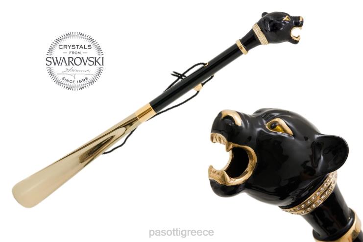 αξεσουάρ PASOTTI cs k1ne - μαύρος πάνθηρας παπουτσιού 2N6B8282 για άνδρες και γυναίκες