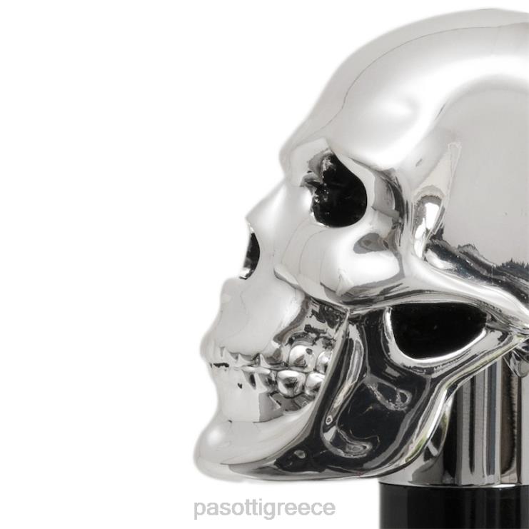 αξεσουάρ PASOTTI cs w33 - ασημένιο κρανίο παπουτσιών 2N6B8270 για άνδρες και γυναίκες