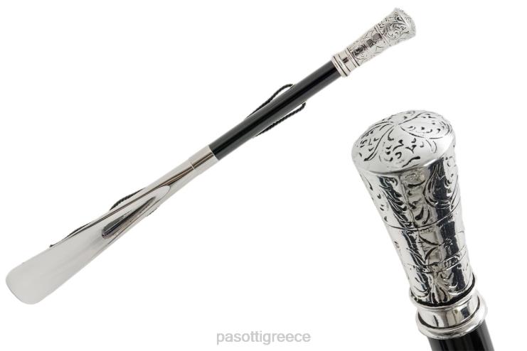 αξεσουάρ PASOTTI cs w34 - κλασικό ίσιο ασημένιο κέρατο παπουτσιών 2N6B8644 για άνδρες και γυναίκες