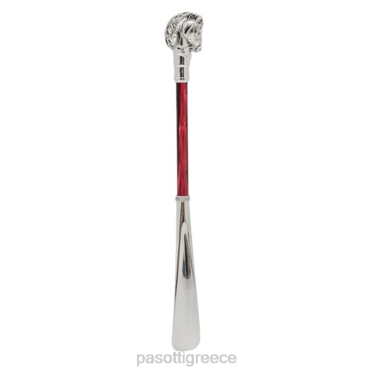 αξεσουάρ PASOTTI cs w41pr - ασημί πέταλο αλόγου κόκκινος άξονας 2N6B8289 για άνδρες και γυναίκες